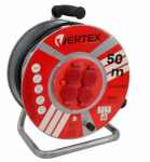 Pikendusjuhe trumlil Vertex, 2,5 mm&sup2;, 50 m, IP44, 4 pesa