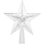 Kuusetipp Springos CL4130, l&auml;bipaistev v./valge v./kollane v., 17.5 cm, plastik