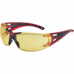 Kaitseprillid JSP Forceflex FF3, must v./punane v./kollane v., Universaalne suurus