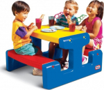 Aiam&auml;nguasi Little Tikes Picnic Table, kollane v./sinine v./punane v.