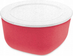 Toidukarp Koziol Connect, 2 l, 21 cm x 20.5 cm, punane v.