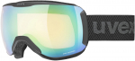 Suusa kaitseprillid Uvex Downhill 2100 V, must/roheline