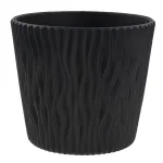 Lillepott Prosperplast Sandy, plastik, &Oslash; 18.9 cm, grafiit v.