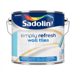 V&auml;rv, seinale/ Sadolin Simply Refresh, poolmatt, 2.5 l, valge v.