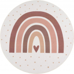 Vaip sise Ayyildiz Coco Rainbow, kreemjasvalge/oranž v./beež v., 200 cm x 200 cm