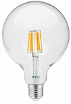 Lambipirn GTV Filament LED, G125, 3000 &deg;K, E27, 8 W, 880 lm