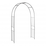 Taimetugi 4IQ, 134.5 cm x 37 cm, 220.5 cm, raud, must v.