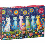 Pusle CherryPazzi Cute Whiskers 31285, 50 cm x 70 cm, 1000 tk, mitmev&auml;rviline