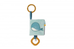 Beebi raamat Little Big Friends Jungle Tiny Friends Whale, 28 cm, sinine v.