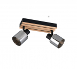 Valgusti lagi ja seinad Reality Spot R86532032, E14, 1 x 40 W, must v./puidu v.