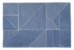 Vaip v&auml;literrassidele Linear, sinine v., 120 cm x 180 cm