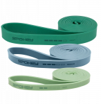 Vastupidavuslintide komplekt Spokey Power, 208 cm x 2 cm, sinine v.