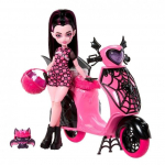 Kahjustatud pakendiga toode. Nukk aksessuaaridega Mattel Monster High Vampastic Draculaura, 29 cm, roosa v.