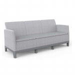 &Otilde;uesohva Keter Scandi Form 3, teras v./helehall v., 180.2 cm x 73 cm x 77.5 cm