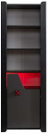 Laste raamaturiiul Kalune Design Gaming Zone, antratsiit v., 45 cm x 60 cm x 170 cm