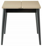 S&ouml;&ouml;gilaud pikendatav Kalune Design Totem 3046, must v./light mocha v., 80 - 160 cm x 80 cm x 75 cm