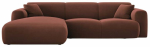 Nurgadiivan Cosmopolitan Design Nolio Velvet, cuoio v., vasak, 170 x 260 cm x 72 cm