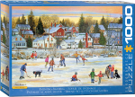 Pusle Eurographics Patricia Bourque Evening Skating 6000-5439, 67.6 cm x 48.9 cm, 1000 tk, mitmev&auml;rviline