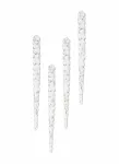 J&otilde;ulupuu ehe Christmas Touch Icicle SYDD-1704 22 cm, l&auml;bipaistev v., plastik, 4 tk