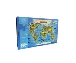 Puidust pusle Buki The World Of Animals And Plants, 29 cm x 41 cm, 100 tk, mitmev&auml;rviline