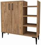 Eraldi seisev vannitoakapp Kalune Design Leskar, atlantic pine v., 29.6 cm x 90 cm x 90.6 cm