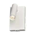 Valgusti seinale CristalRecord Slim, G9, 1 x 5 W, valge v. / valge v.