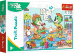 Pusle Trefl The Treflik Family Happy Family 18302, 20 cm x 27 cm, 30 tk, mitmev&auml;rviline