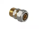 Pingutusotsik TDM Brass 1030, 18mm x 3/4", messing/nikkel