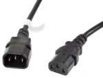 Juhe Lanberg IEC C13 / IEC C14 IEC 320 C13, IEC 320 C14, 3 m, must v.