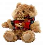 Pehme m&auml;nguasi Keel Toys, pruun v./punane v., 20 cm