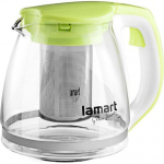 Teekann koos kurnaga Lamart, 1.1 l, l&auml;bipaistev v./roheline v.