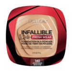 Kompaktne pulber L&rsquo;Or&eacute;al Paris Infallible 24H Fresh Wear, 140 golden beige, 9 g