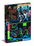 Pusle Clementoni Glowing Lights Jurassic World 27557, 23.5 cm x 33.5 cm, 104 tk, mitmev&auml;rviline