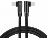 Juhe Swissten, 2 x USB-C, 120 cm, must