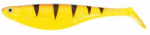 Kummist kala Jaxon Intensa Hegemon Soft 1219209, 11 cm, must v./kollane v.