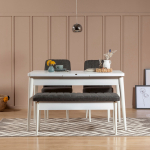 S&ouml;&ouml;gitoa komplekt Kalune Design Vina 1053, valge v./must v.