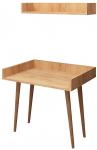 Kirjutuslaud ja riiul Kalune Design Harmony 811MDD3813, tamm v.