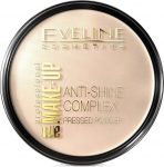Kompaktne pulber Eveline Anti Shine Complex, hele pruun v., 32 natural, 14 g