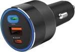 Auto laadija Sandberg 441-49, USB/2 x USB-C, must v., 130 W