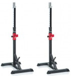 Treeningseadme lisatarvik Gymstick Press & Squat Stand, must v./punane v.