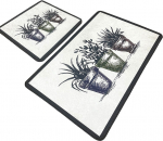 Vannitoamattide komplekt Foutastic Koule 510CHL1102, mitmev&auml;rviline, 100 cm x 60 cm