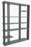 P&otilde;randariiul Kalune Design Jenny 875ZNA4525, must v./roheline v., 160 cm x 29.6 cm x 120 cm