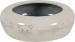 N&auml;riliste kauss Zolux Ceramic Bowl, 10.5 cm x 10.5 cm x 3.5 cm, 0.1 l