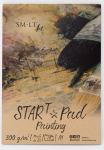Joonistuspaber Smiltainis Start Pad Painting, A4, 300 g/m&sup2;, valge, 29.7 cm x 21 cm