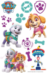 Seinakleebis Nickelodeon Paw Patrol Skye & Everest, mitmev&auml;rviline