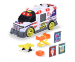 M&auml;ngu kiirabiauto Simba Dickie Toys Ambulance 203307003, valge v./mitmev&auml;rviline