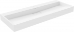 Vannitoa kraanikauss Mexen Ava 1/O 23011201, konglomeraat, 120 cm x 46 cm x 11 cm, valge v.