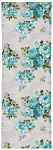 &Ouml;&ouml;kardin ZPMD-041, roosa/t&uuml;rkiissinine, 75 cm x 250 cm