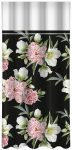 &Ouml;&ouml;kardin ZML-007, valge/must/roosa, 160 cm x 270 cm