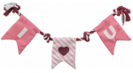 M&auml;nguasi koerale, k&ouml;is TRX Valentines Rope, 50 cm, roosa